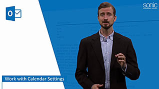 Microsoft Outlook 2016 Level 2.5: Working with Calendar Settings