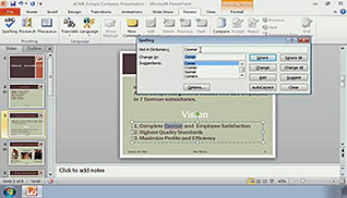 Microsoft PowerPoint 2010: Preparing to Deliver a Presentation